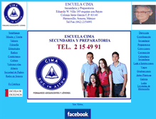 Tablet Screenshot of escuelacima.com